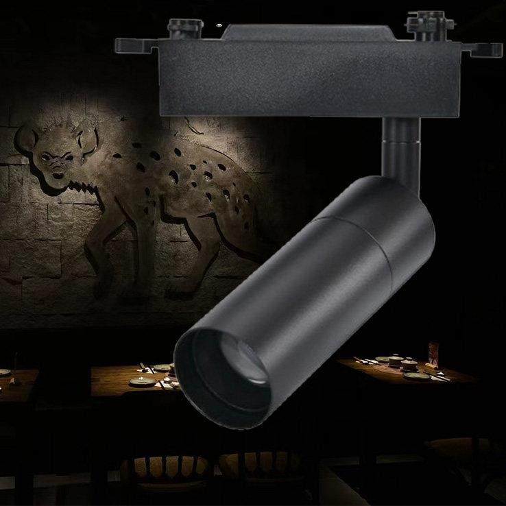 变焦轨道射灯聚光明装吸顶led防眩光清吧餐桌酒吧可调光氛围餐饮,家装灯饰光源,轨道灯,淘宝优惠券,粉丝福利购,淘宝优惠卷