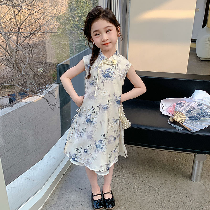 女童无袖连衣裙夏薄经典儿童夏季夏装高级感舒适精致新款女孩超美