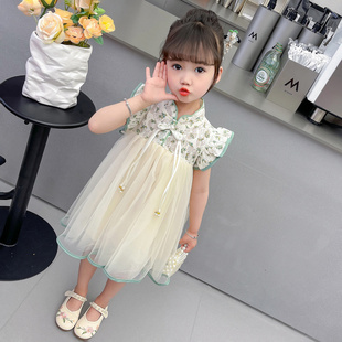 中大童连衣裙夏季 服装 百搭儿童夏天女童网红流行经典 搭配甜美新款