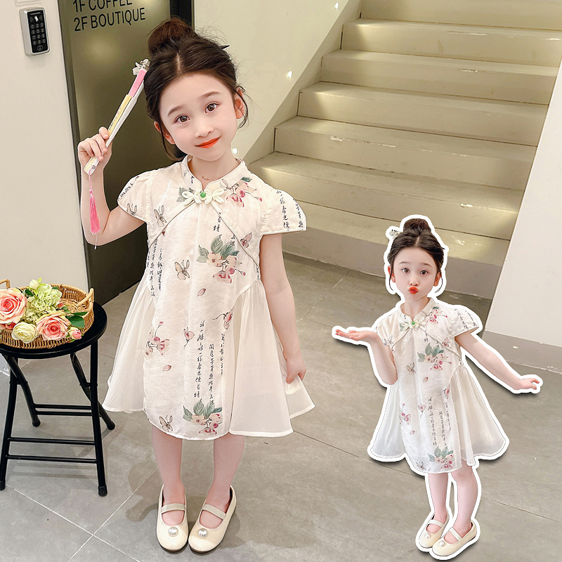 儿童无袖连衣裙夏季舒适女生精致小众高级感新款夏装童装新品简约