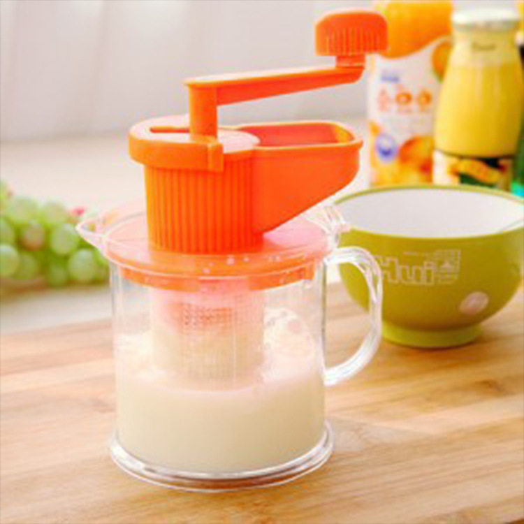 多功能家用小型手动榨汁机手摇豆浆机迷你水果榨汁器婴儿原汁机