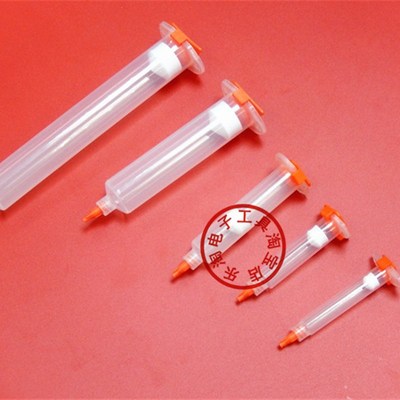 4件套 3/5/10/30/55CC ML 胶筒点胶机针筒活塞堵头橙色后盖 注胶