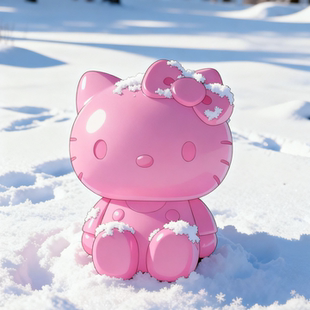 凯蒂猫夹雪模具神器儿童铲玩雪工具加厚打雪仗神器 Kitty雪夹