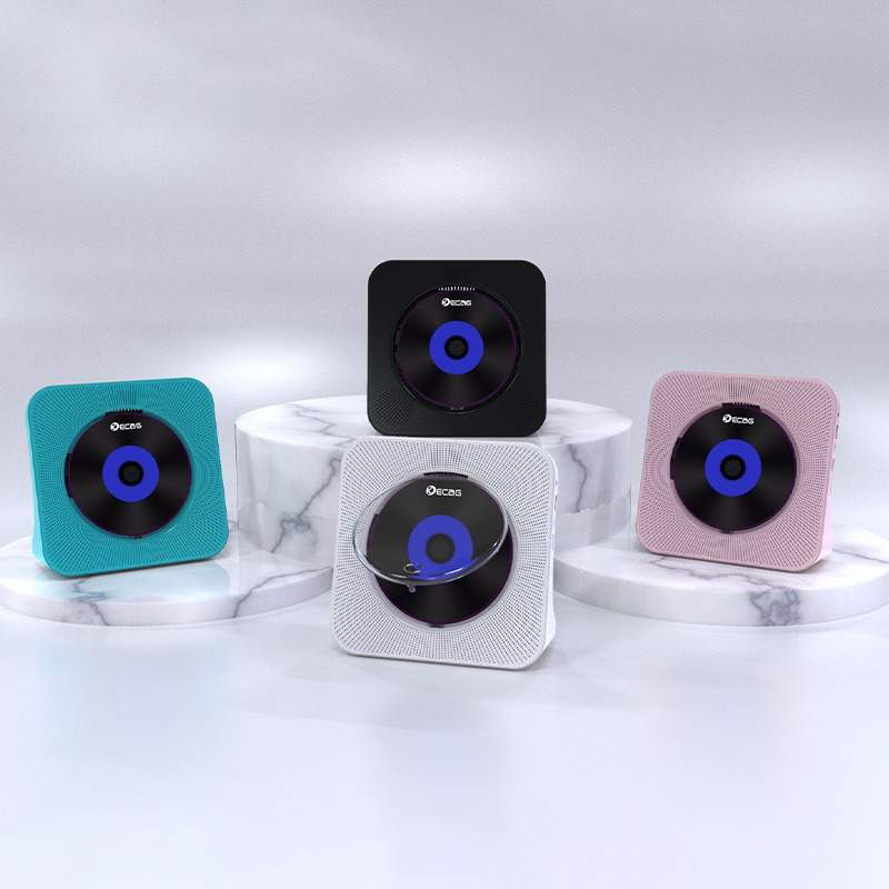 新款充电便携音碟CD机播放机片 专辑cd播放器复古便携音乐黑胶机