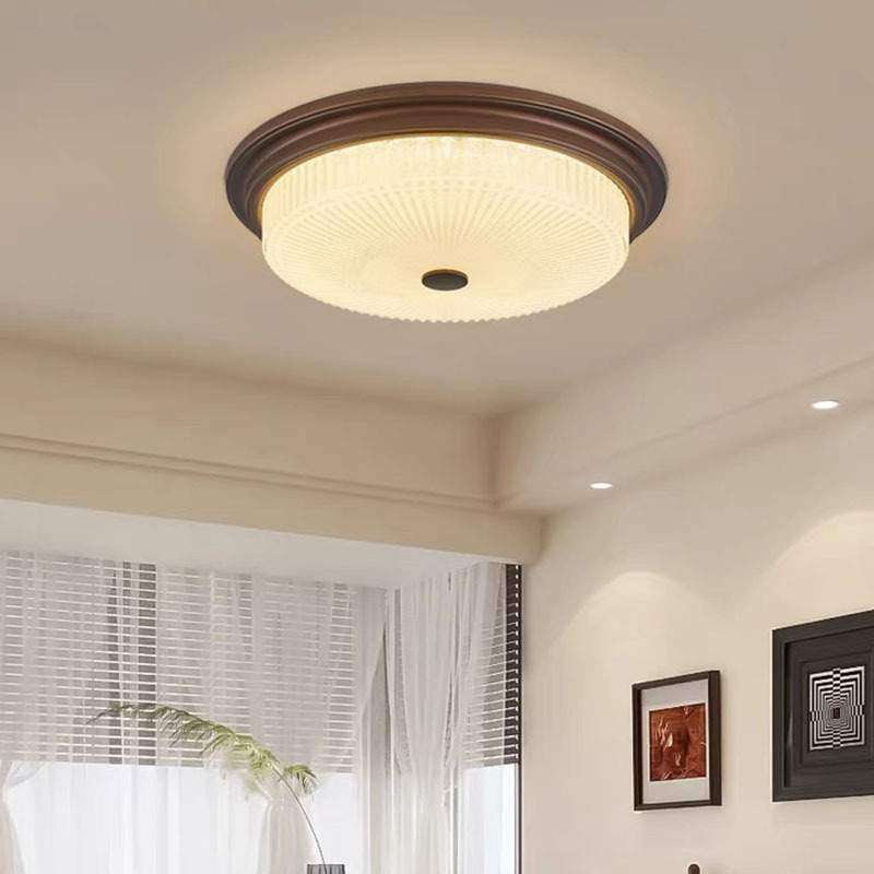 法式中古卧室灯简约复古圆形led客厅主卧房间书房美式吸顶灯灯具,3C数码配件,USB灯,淘宝优惠券,粉丝福利购,淘宝优惠卷