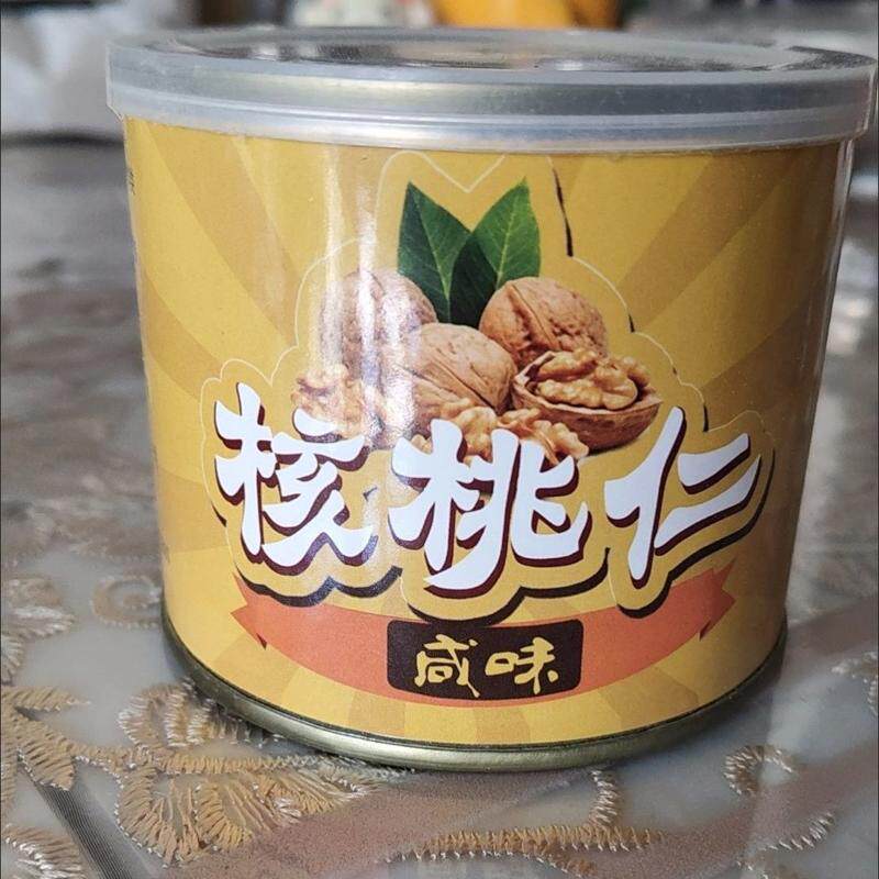新货纸皮薄壳椒盐咸味核桃仁熟核桃仁核桃肉真空罐装休闲零食干果