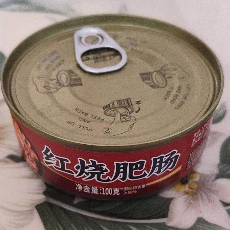 香卤肥肠熟食猪大肠红烧肥肠全熟肉食罐头食品100g
