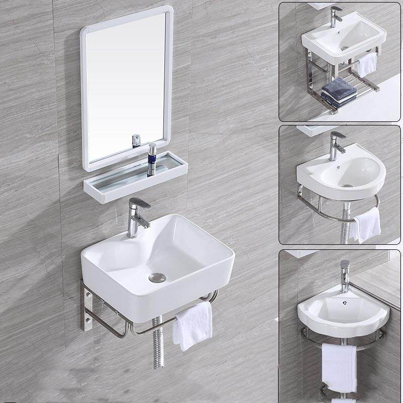 拉车支架盆出租房洗手盆套装卫生间简易洗手盆工程多款式洗脸盆