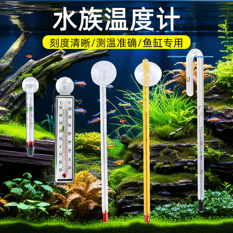 漂浮式鱼缸温度计精准水温计