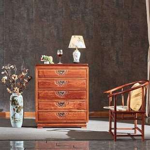 茶水柜子家用酒柜收纳柜隔断酒水柜 全实木餐边柜客厅储物柜新中式