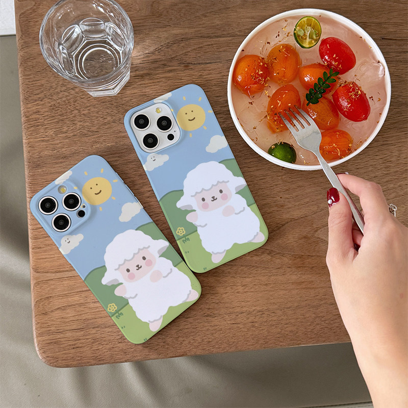 卡通可爱小羊菲林适用于iphone17promax手机壳苹果17新款17pro小清新16promax卡哇伊16呆萌15治愈14/13保护套,3C数码配件,手机保护套/壳,淘宝优惠券,粉丝福利购,淘宝优惠卷