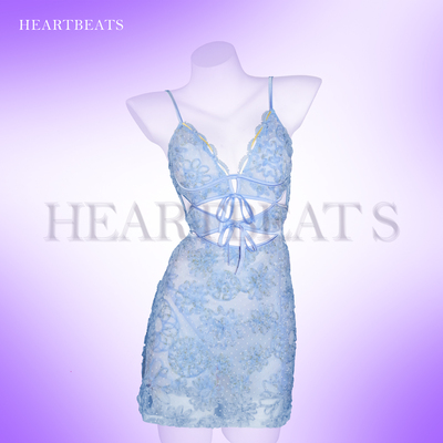 性感睡衣女夏新款带胸垫纯欲蕾丝