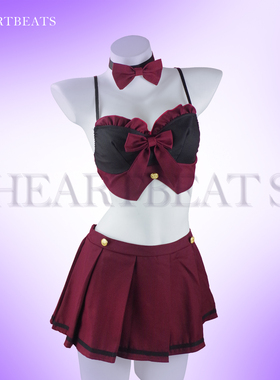 Heartbeats 日系女友角色扮演诱惑超短裙纯欲JK性感免脱制服套装