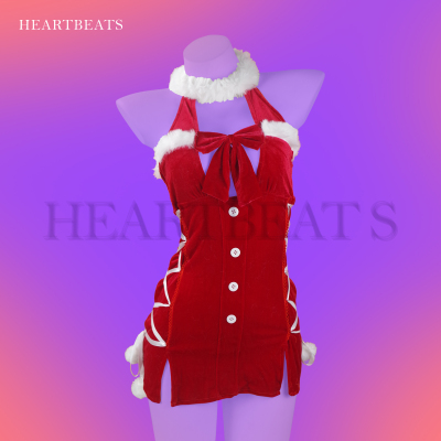 HeartBeats[圣诞宝贝]情趣睡衣cosplay纯欲撩人性感制服圣诞短裙