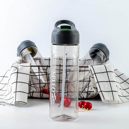 塑料水杯700ml女便携太空杯情侣随手杯带吸管运动健身水壶800ml