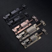 不锈钢插销34568寸百叶页窗户锁扣房木门栓防铜色青古红古铜黑色