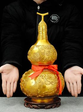 铜葫芦纯铜药师天医桌面摆件送礼太极八卦八宝葫芦纯葫芦九龟葫芦