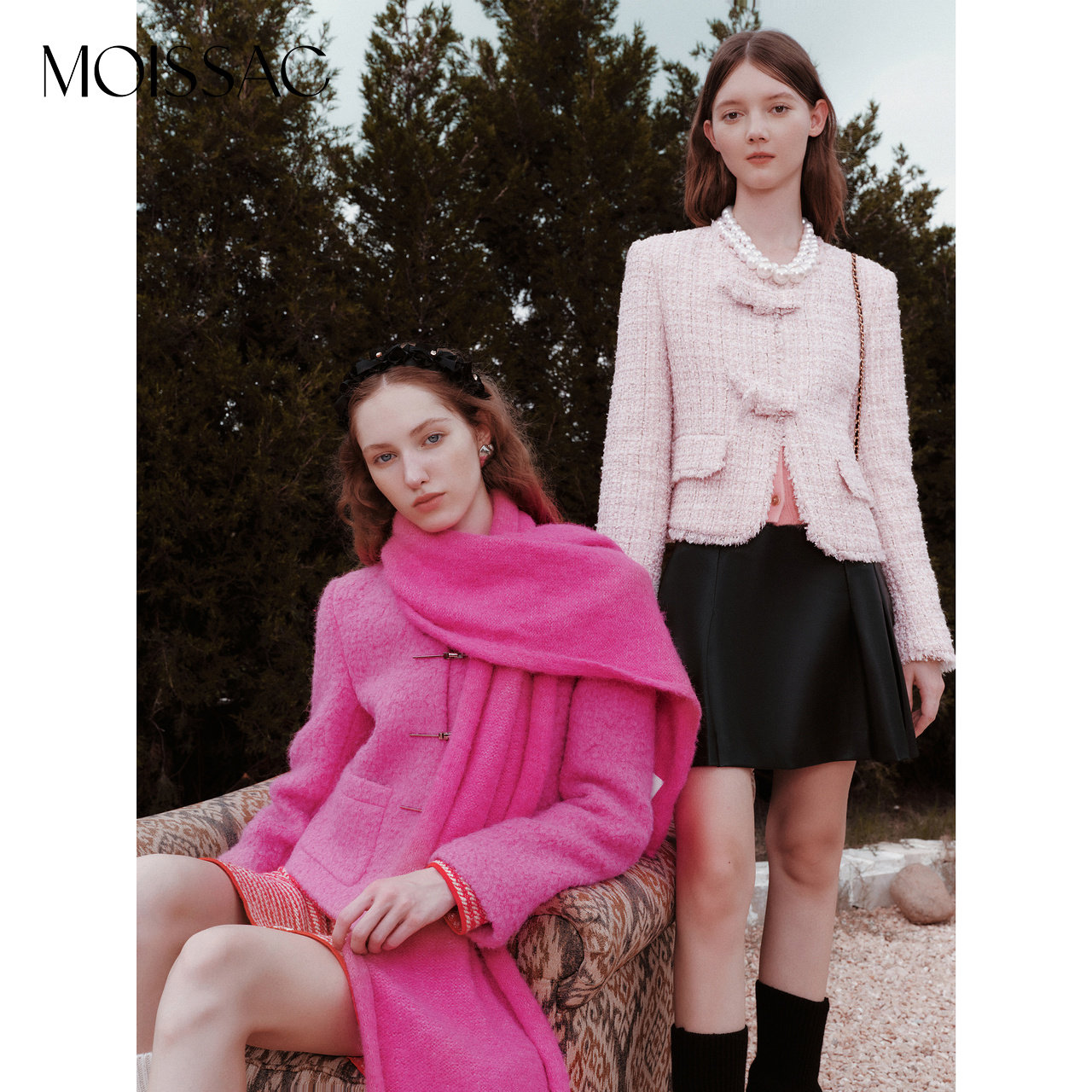 MOISSAC摩萨克奥莱冬法式复古简约拼接短款小香风90鸭绒羽绒服女,女装/女士精品,短外套,淘宝优惠券,粉丝福利购,淘宝优惠卷