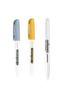 慕那美monami 银色金色防水记号笔05031工业银白色标记笔线缆光纤打点笔1.7mm