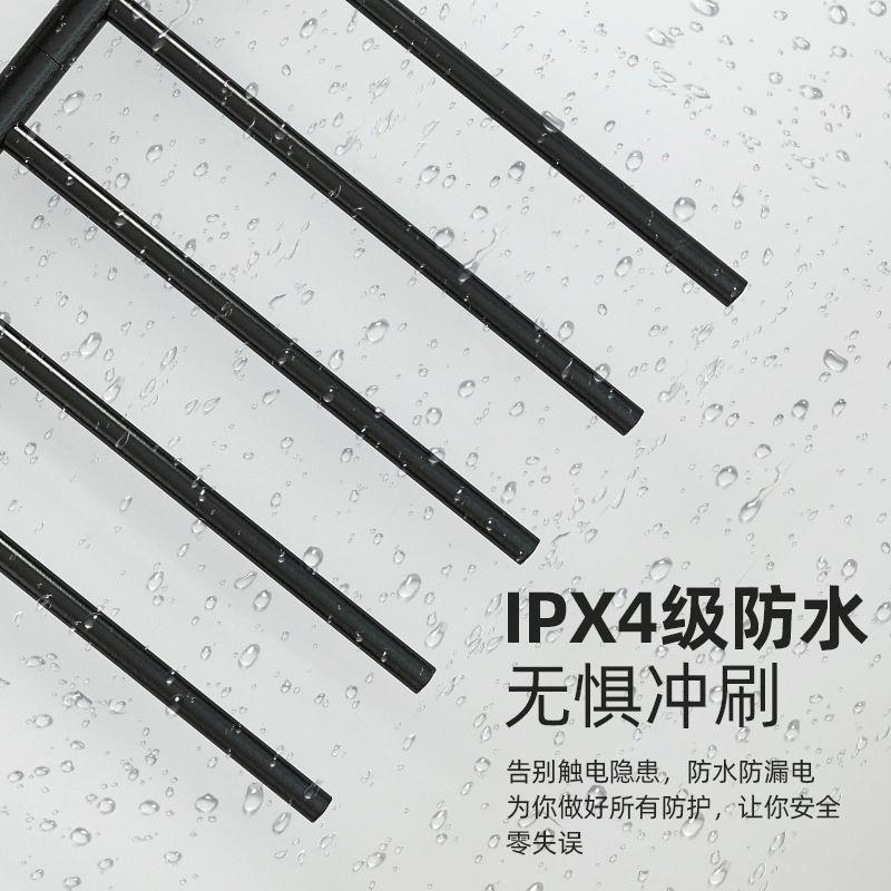 电热毛巾架家用智能恒温烘干浴室卫生间电加热毛巾杆免打孔置物架