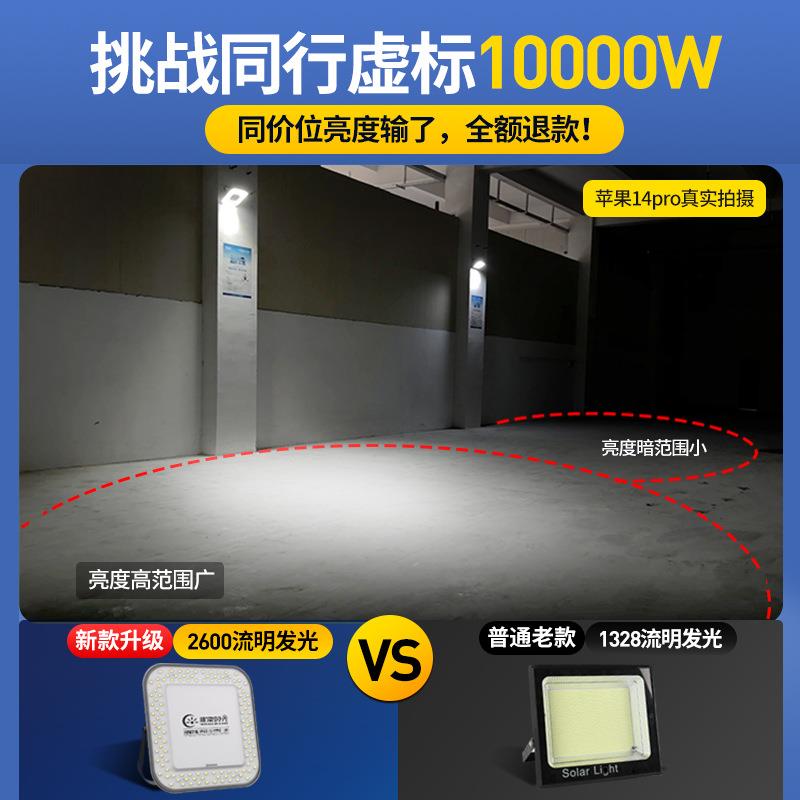 2024新款太阳能户外庭院灯农村室内防水院子家用强光照明led路灯