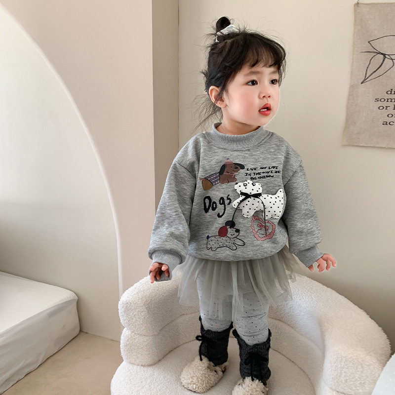 一条过冬宝宝加绒加厚打底裤冬季女童2024新款婴幼儿童装裤子