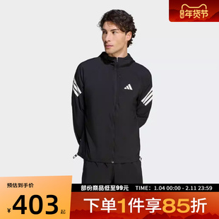 adidas阿迪达斯男子运动健身连帽夹克外套KQ8060