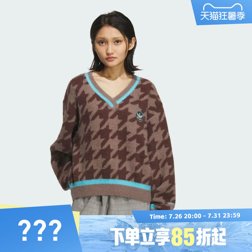 adidas阿迪达斯三叶草女子HTTH SWEATER毛衣套头衫KC2688