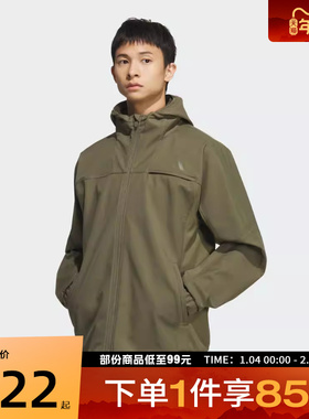 adidas阿迪达斯男子SL WARM JKT运动健身夹克外套KA1305