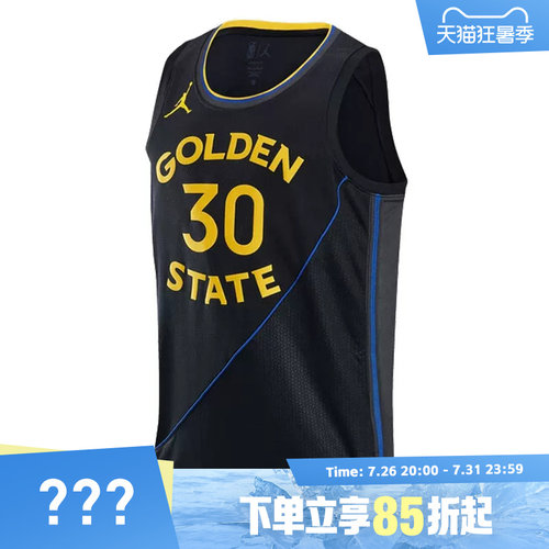 NIKE耐克男子GSW MNK DF SWGMN JSY STM 24运动背心FQ4719-010