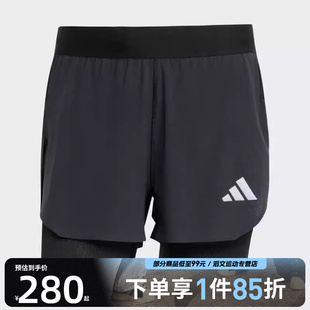 KE2286 M运动休闲短裤 adidas阿迪达斯男子adi365 2in1
