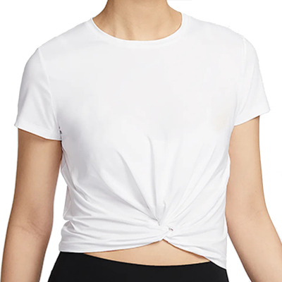 NIKE耐克女子AS W NK ONE CLASSIC TWST SS运动短袖T恤HJ1055-100