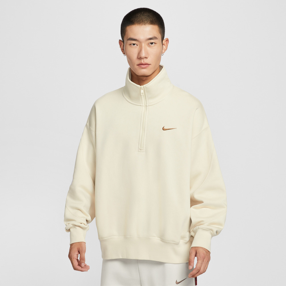 NIKE耐克男子NSW EWS BB FLC运动休闲套头衫半拉链卫衣IO7828-229