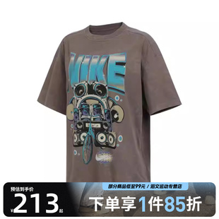 214 T恤HF9692 NIKE耐克女子Sportswear Oversize运动休闲圆领短袖