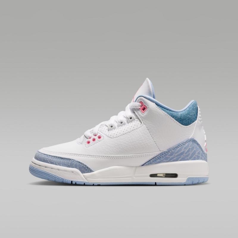 NIKE耐克大童鞋AIRJORDAN3RETROGRLGG运动篮球鞋HQ0784-101