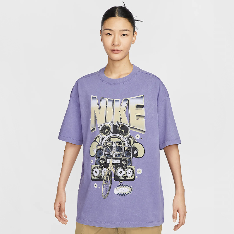 NIKE耐克女子运动休闲短袖T恤HF9692-527