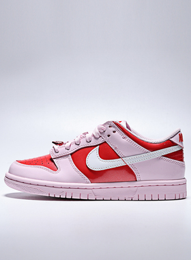 NIKE耐克大童鞋NIKE DUNK LOW BG运动休闲鞋IQ0218-663