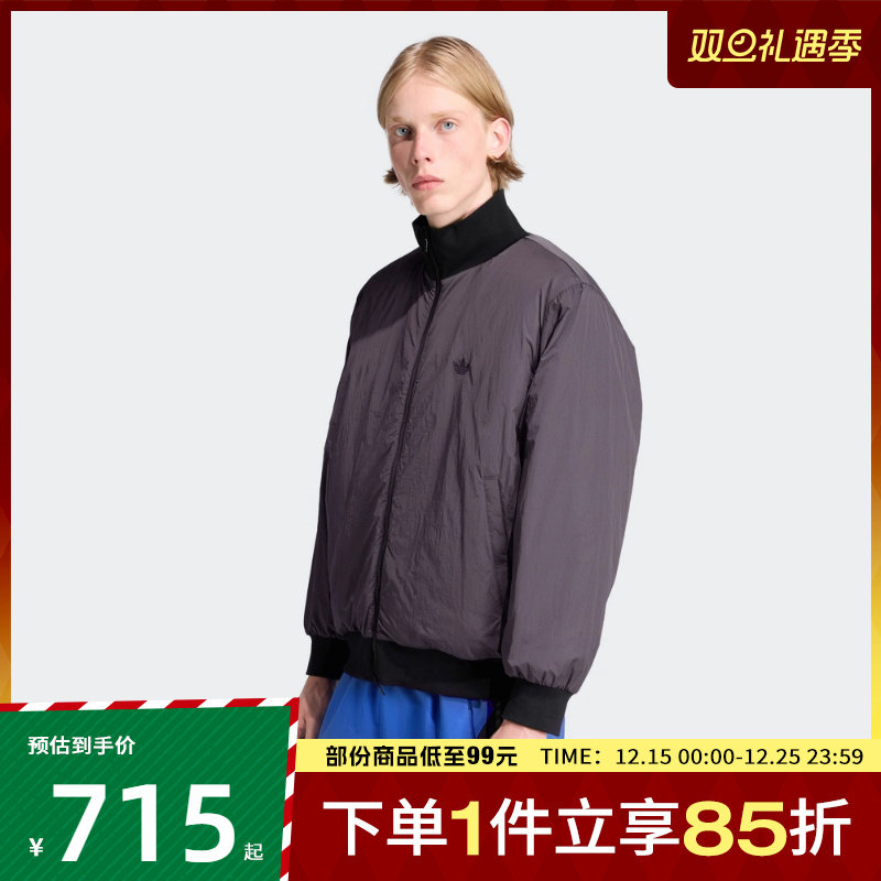 adidas 阿迪达斯三叶草男子运动休闲棉服外套JW0980