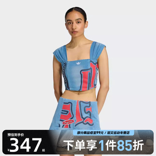 adidas阿迪达斯三叶草女子DENIM COURSAGE运动休闲背心KC6275