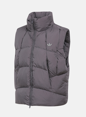 adidas阿迪达斯三叶草男子VEST DOWN运动休闲羽绒马甲KV3986