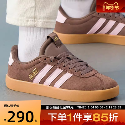 adidas阿迪达斯女鞋VL COURT 3.0德训鞋运动休闲板鞋T头鞋IH6516