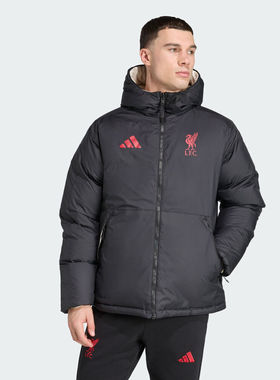 adidas阿迪达斯男子LFC SZN DW利物浦双面穿运动休闲羽绒服JW7902