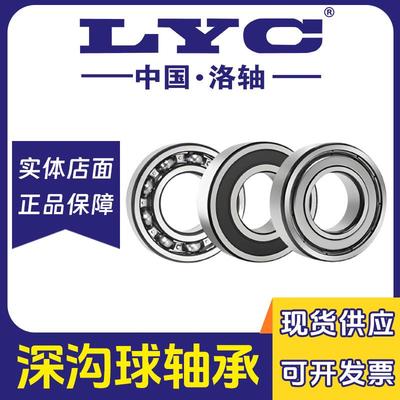 洛阳轴承6300 6301 6302 6303 6304 6305 6306E-2RZ洛轴LYC深沟球