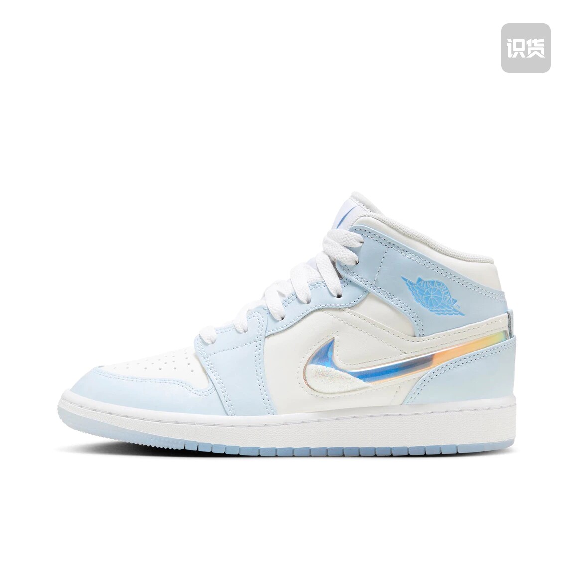 Air Jordan 1 板鞋 运动休闲鞋 GS/冰雪奇缘/蓝色/白色 深圳JH仓