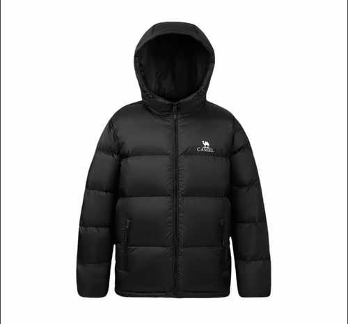 骆驼骆驼火山系列男女同款连帽羽绒服M13CR07089H山东jy仓