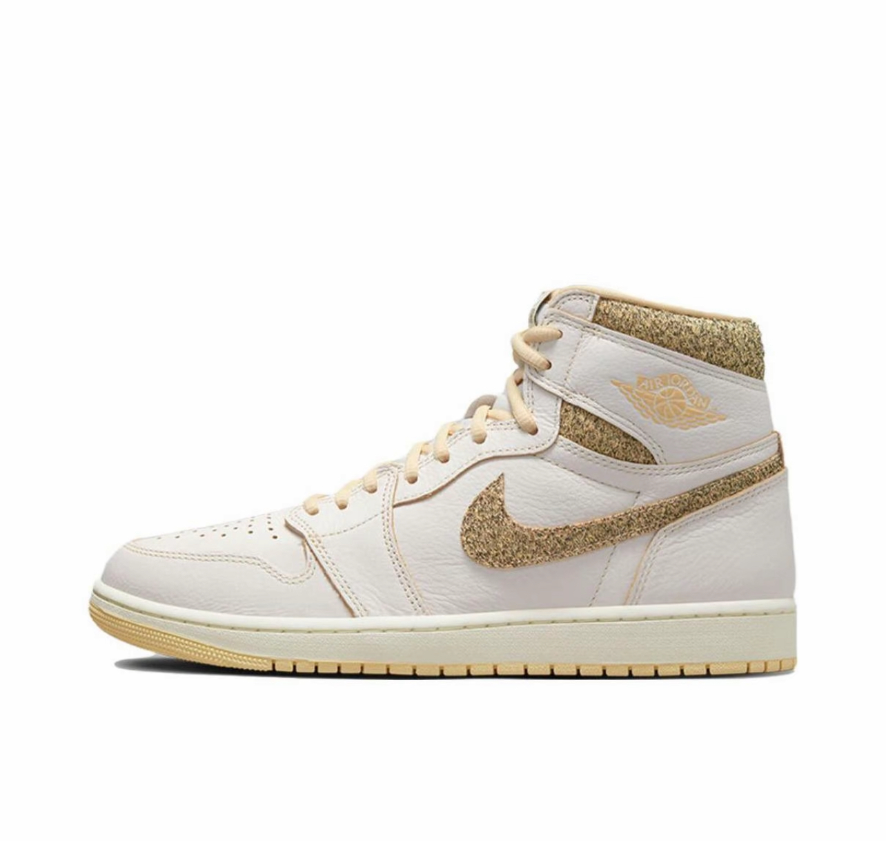 耐克Nike Air Jordan1 High AJ1米白色男子高帮鞋广东WE仓