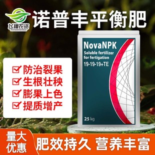 以色列诺普丰果树蔬菜氮磷钾锌硼铁平衡型大量元素冲施水溶肥