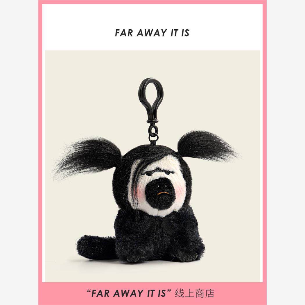 白面猴包包挂件女生年度丑东西书包挂饰背包钥匙扣毛绒公仔小玩偶