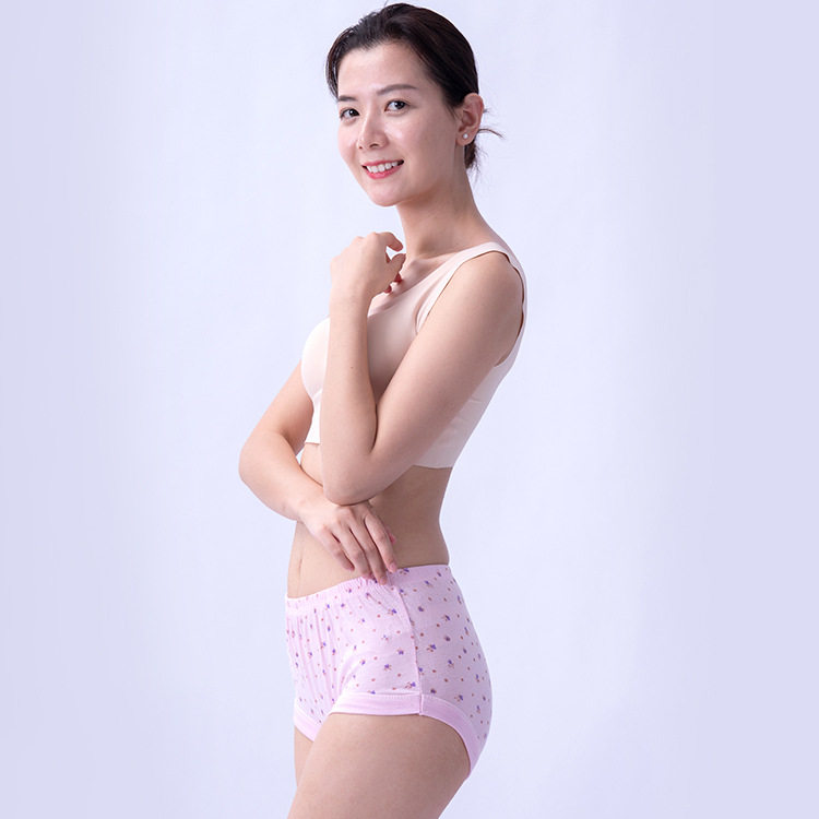 中老年内裤女妈妈三角裤老人纯棉