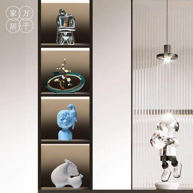 现代简约电视柜轻奢高档客厅酒柜装饰品陶瓷摆件书柜玄关家居乔迁,家居饰品,桌面摆件,淘宝优惠券,粉丝福利购,淘宝优惠卷